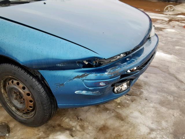 JF1GM2357SH405823 - 1995 SUBARU IMPREZA L BLUE photo 9