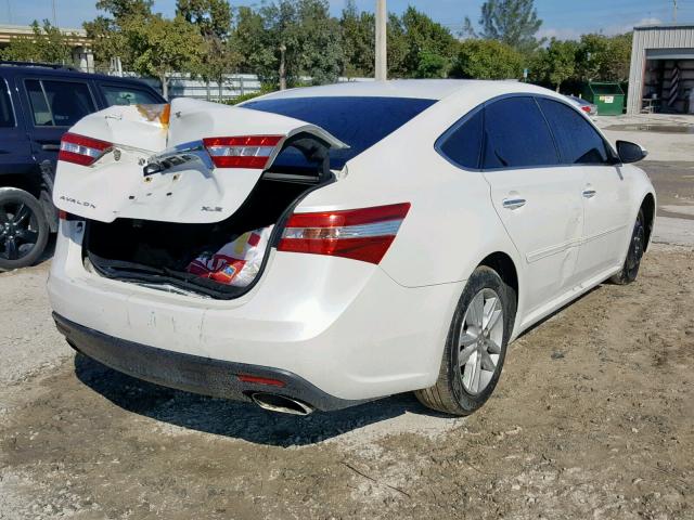 4T1BK1EB6DU033288 - 2013 TOYOTA AVALON BAS WHITE photo 4