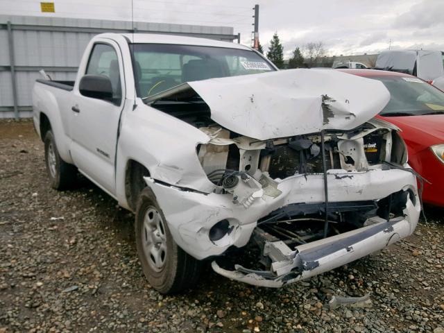 5TENX22NX7Z453896 - 2007 TOYOTA TACOMA WHITE photo 1