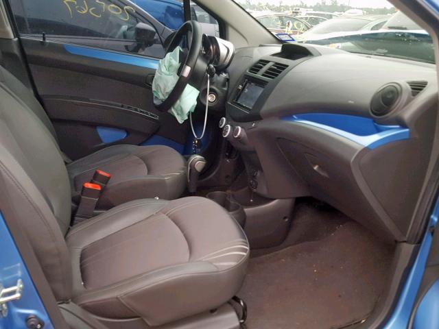 KL8CB6S9XEC494565 - 2014 CHEVROLET SPARK LS BLUE photo 5