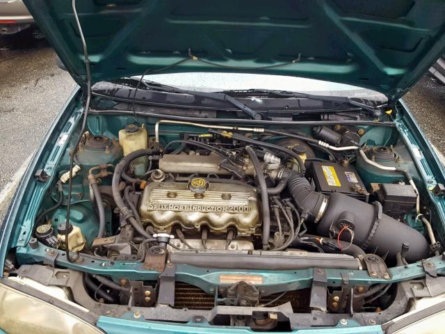 3FALP15P2VR172676 - 1997 FORD ESCORT LX GREEN photo 7