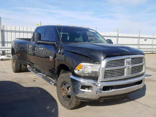 3D73Y4CL8BG600059 - 2011 DODGE RAM 3500 BLACK photo 1