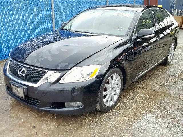 JTHBL96S785001401 - 2008 LEXUS GS 460 BLACK photo 2