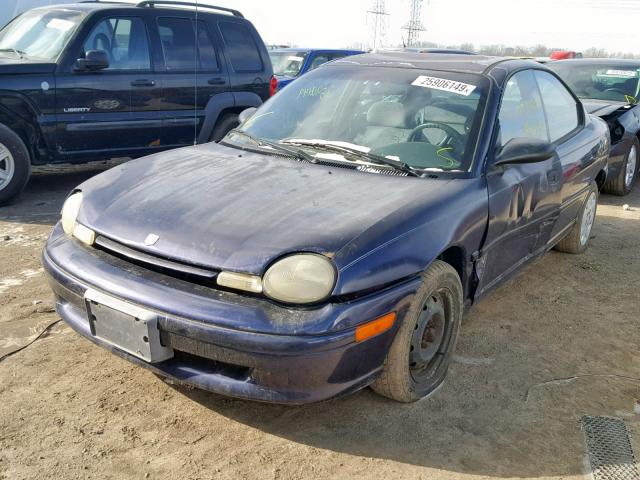 1B3ES47C2WD550746 - 1998 DODGE NEON HIGHL PURPLE photo 2