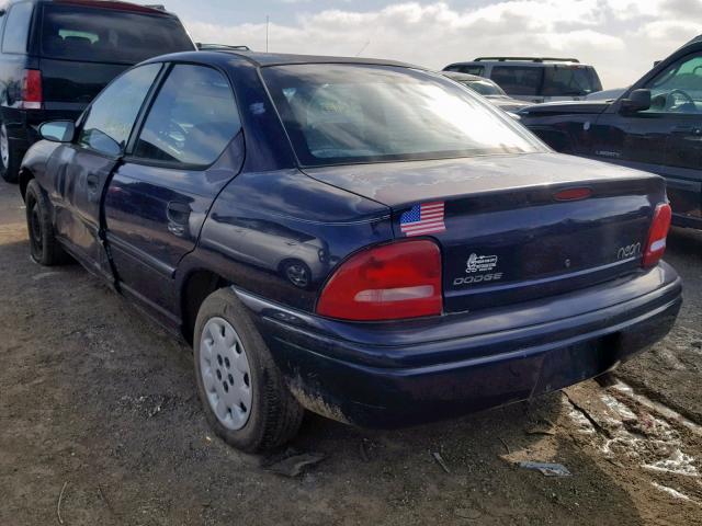 1B3ES47C2WD550746 - 1998 DODGE NEON HIGHL PURPLE photo 3