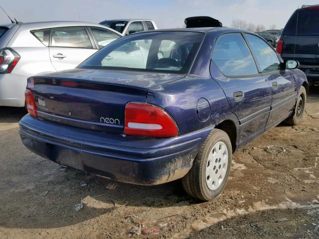 1B3ES47C2WD550746 - 1998 DODGE NEON HIGHL PURPLE photo 4