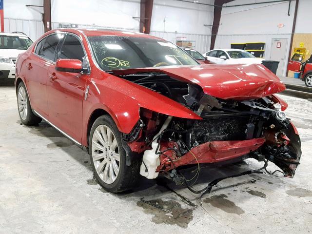 1LNHL9DR3BG609712 - 2011 LINCOLN MKS RED photo 1