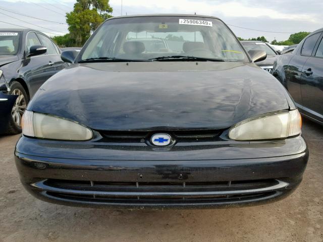 1Y1SK52882Z419971 - 2002 CHEVROLET GEO PRIZM BLACK photo 9