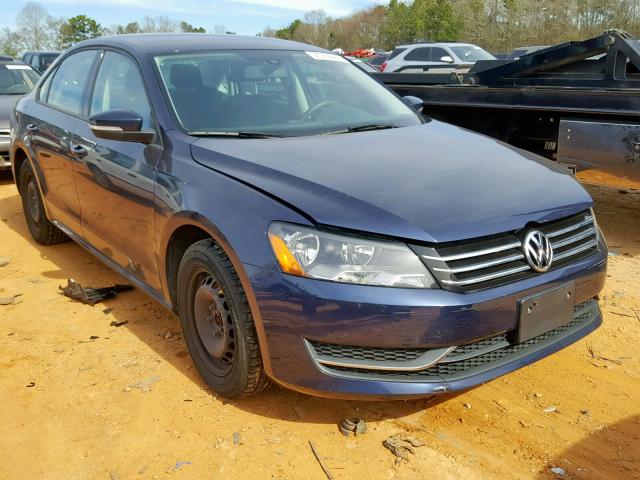 1VWAT7A31EC087312 - 2014 VOLKSWAGEN PASSAT S BLUE photo 1