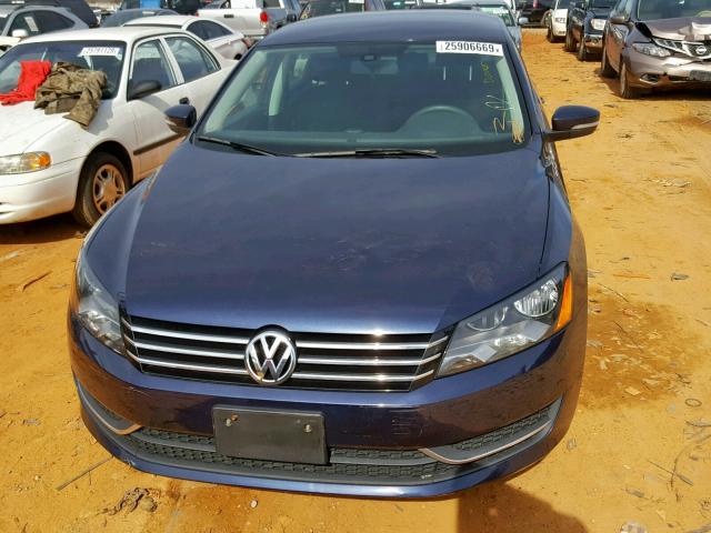 1VWAT7A31EC087312 - 2014 VOLKSWAGEN PASSAT S BLUE photo 9