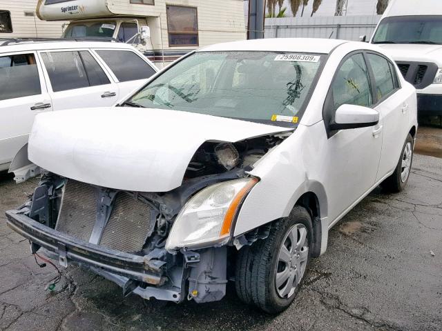 3N1AB61E98L688738 - 2008 NISSAN SENTRA 2.0 WHITE photo 2