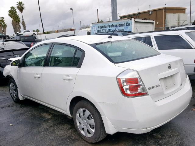 3N1AB61E98L688738 - 2008 NISSAN SENTRA 2.0 WHITE photo 3