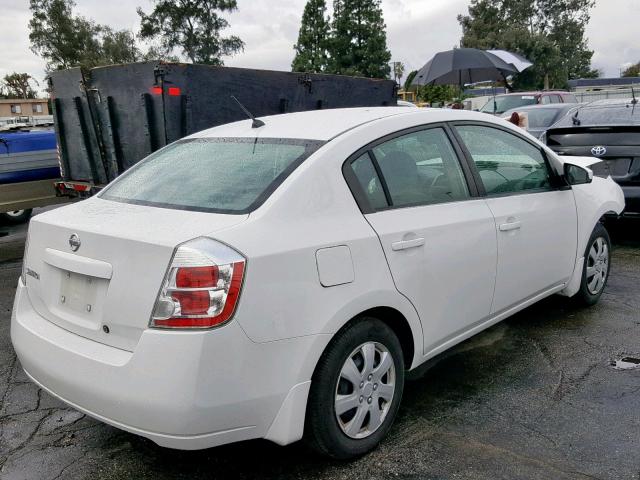 3N1AB61E98L688738 - 2008 NISSAN SENTRA 2.0 WHITE photo 4