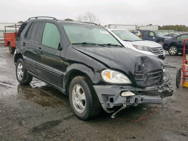 4JGAB54E82A311685 - 2002 MERCEDES-BENZ ML 320 BLACK photo 1