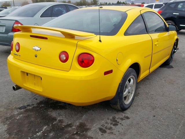 1G1AL18F687158252 - 2008 CHEVROLET COBALT LT YELLOW photo 4