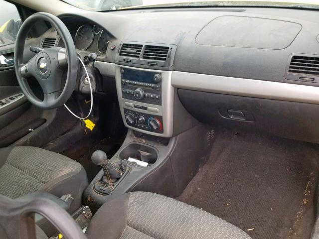 1G1AL18F687158252 - 2008 CHEVROLET COBALT LT YELLOW photo 9