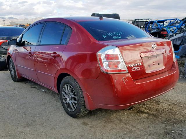 3N1AB61E08L652064 - 2008 NISSAN SENTRA 2.0 RED photo 3