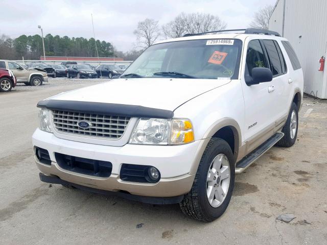 1FMZU74W45ZA60574 - 2005 FORD EXPLORER E WHITE photo 2