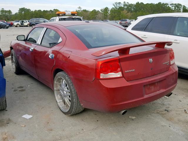 2B3KA33V79H628856 - 2009 DODGE CHARGER SX RED photo 3