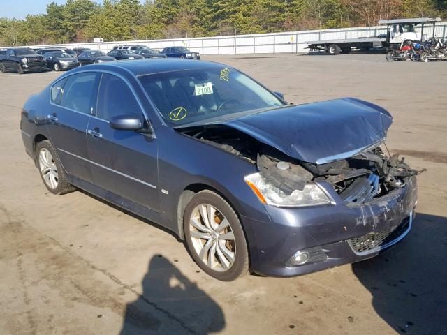 JNKBY01FX9M750143 - 2009 INFINITI M45 BLACK photo 1