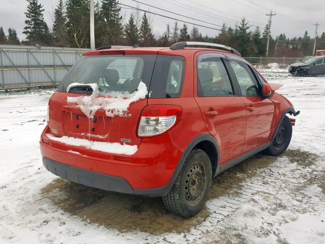 JS2YB417X85100143 - 2008 SUZUKI SX4 TOURIN RED photo 4