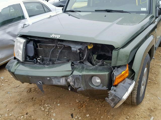 1J8HG48P67C690572 - 2007 JEEP COMMANDER 绿色 照片 9