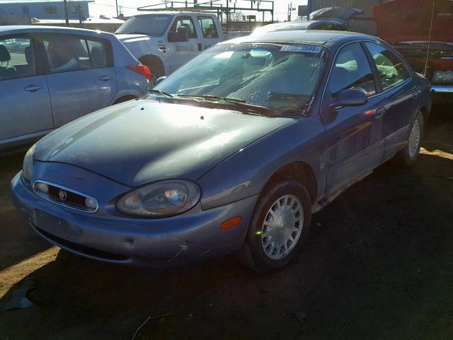 1MEFM53SXXA635450 - 1999 MERCURY SABLE LS BLUE photo 2