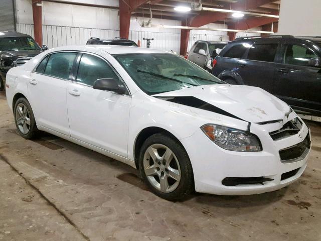 1G1ZA5EU8BF375415 - 2011 CHEVROLET MALIBU LS WHITE photo 1