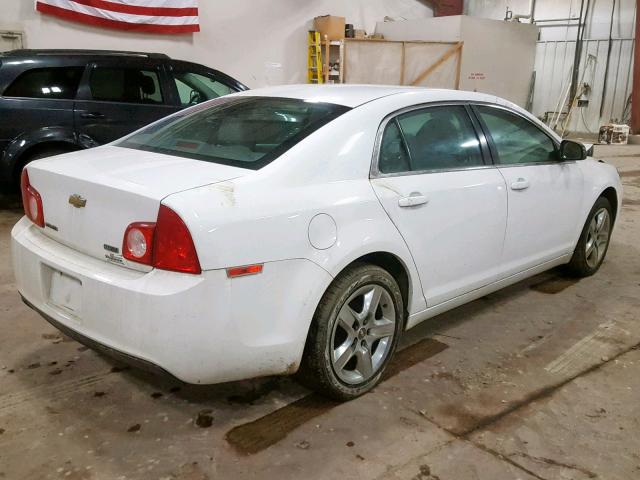 1G1ZA5EU8BF375415 - 2011 CHEVROLET MALIBU LS WHITE photo 4