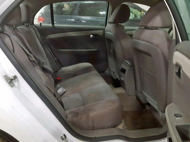 1G1ZA5EU8BF375415 - 2011 CHEVROLET MALIBU LS WHITE photo 6