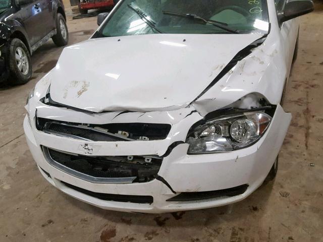 1G1ZA5EU8BF375415 - 2011 CHEVROLET MALIBU LS WHITE photo 9