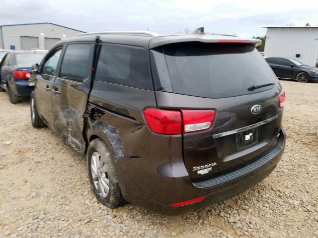 KNDMB5C18F6049773 - 2015 KIA SEDONA LX  photo 3