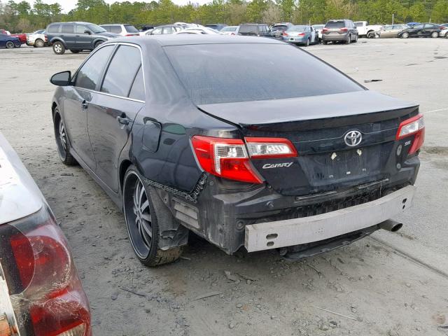 4T1BF1FK9CU166970 - 2012 TOYOTA CAMRY BASE BLACK photo 3