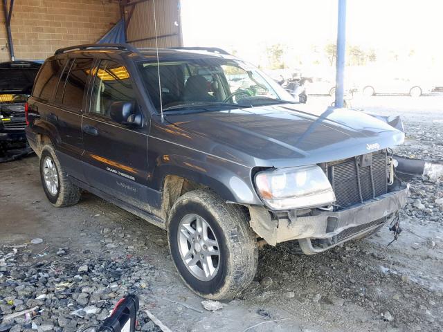 1J4GX48S44C412220 - 2004 JEEP GRAND CHER GRAY photo 1