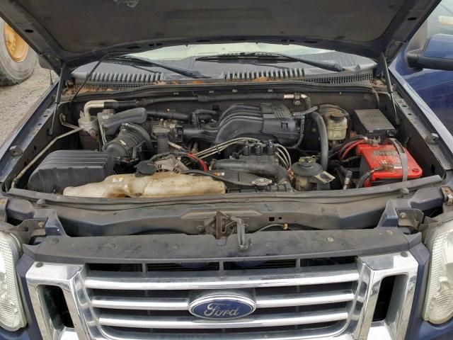 1FMEU64E46UB35918 - 2006 FORD EXPLORER E BLUE photo 7