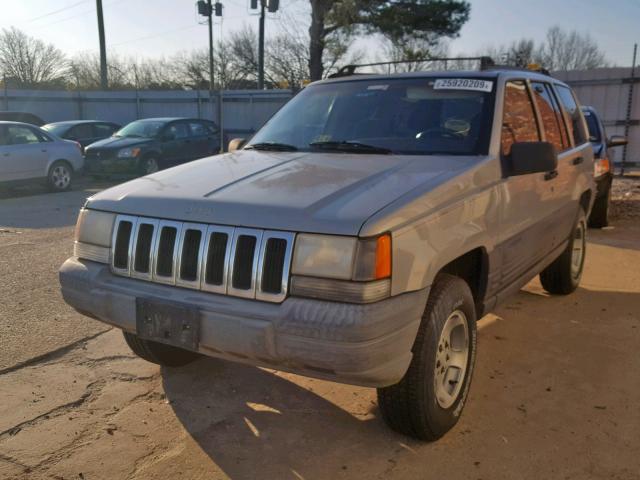 1J4GZ58S3VC759121 - 1997 JEEP GRAND CHER GRAY photo 2