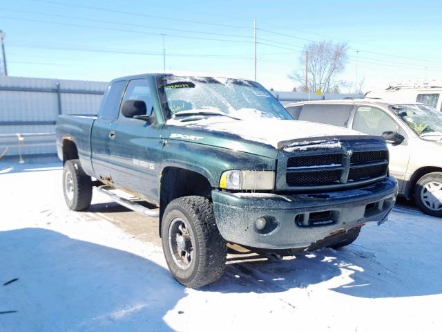 1B7KF23Z2YJ127805 - 2000 DODGE RAM 2500 GREEN photo 1