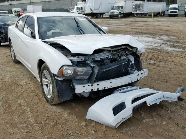 2C3CDXBG4DH622627 - 2013 DODGE CHARGER SE WHITE photo 1