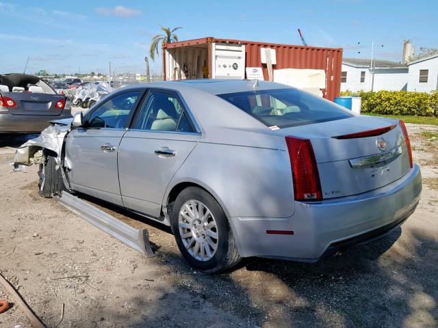 1G6DE5E50D0133631 - 2013 CADILLAC CTS LUXURY SILVER photo 3