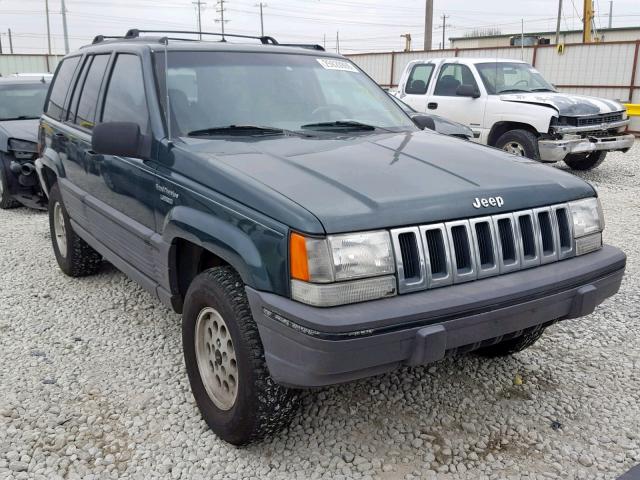 1J4GZ58S5SC706285 - 1995 JEEP GRAND CHER GREEN photo 1