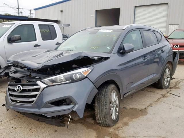 KM8J33A40JU619945 - 2018 HYUNDAI TUCSON LIM GRAY photo 2