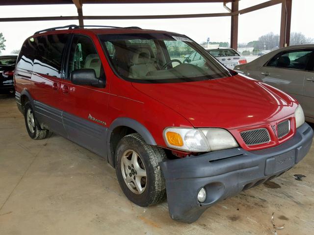 1GMDX03E0XD282725 - 1999 PONTIAC MONTANA / RED photo 1