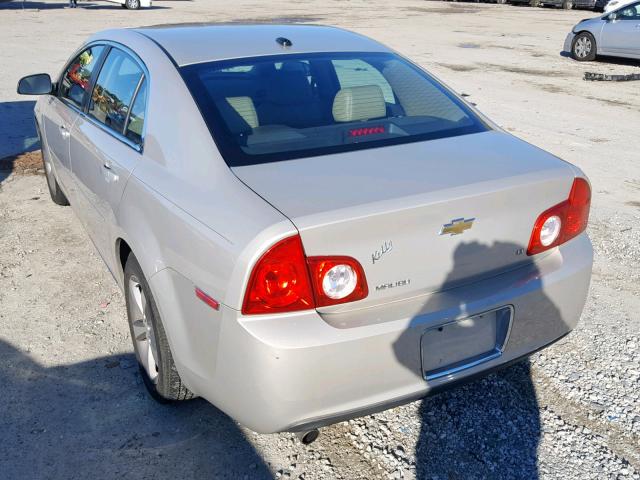 1G1ZJ57B494184124 - 2009 CHEVROLET MALIBU 2LT TAN photo 3