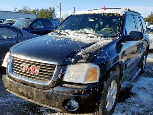 1GKDT13SX42183059 - 2004 GMC ENVOY BLACK photo 2