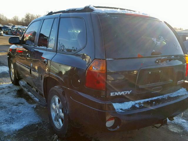 1GKDT13SX42183059 - 2004 GMC ENVOY BLACK photo 3