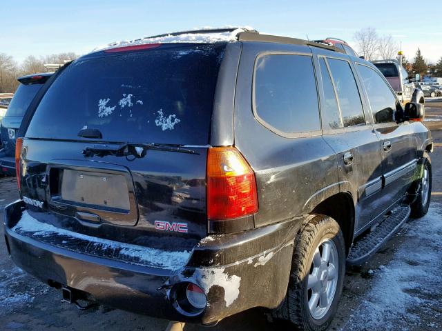 1GKDT13SX42183059 - 2004 GMC ENVOY BLACK photo 4