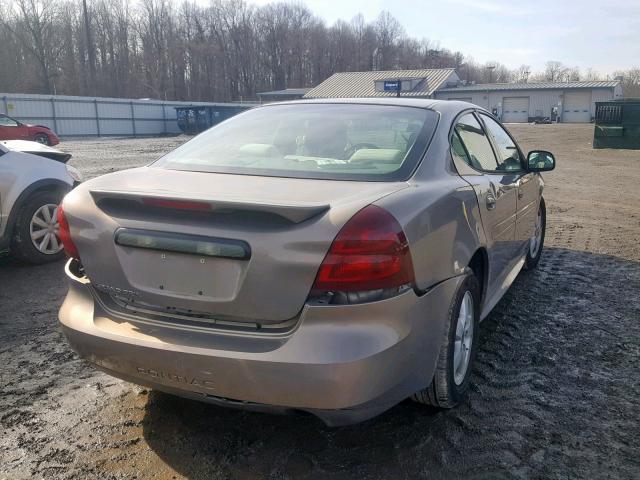 2G2WP582661261045 - 2006 PONTIAC GRAND PRIX TAN photo 4