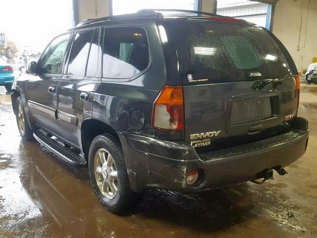 1GKDT13SX52331759 - 2005 GMC ENVOY BLACK photo 3