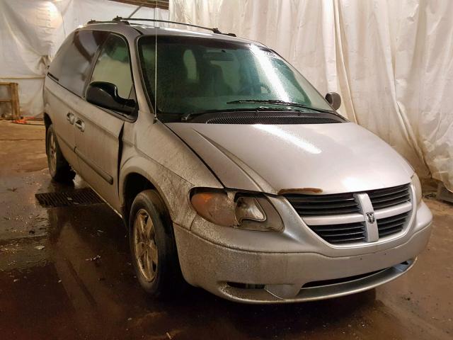 1D4GP45R15B277022 - 2005 DODGE CARAVAN SX SILVER photo 1