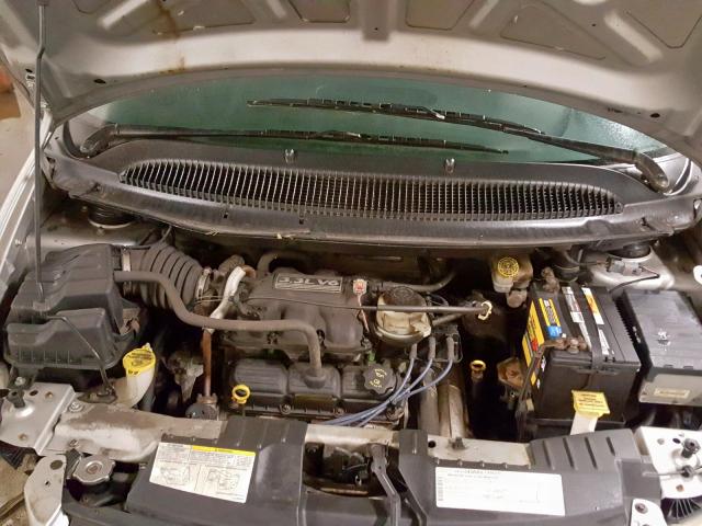 1D4GP45R15B277022 - 2005 DODGE CARAVAN SX SILVER photo 7